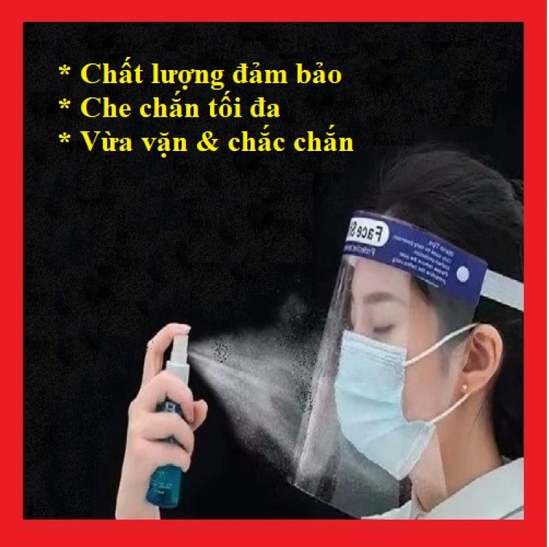 Giá bán kính chắn thời trang phòng dịch face shield, chống giọt bắn faceshield