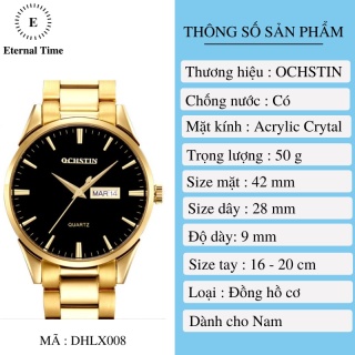 Đồng Hồ Cơ Nam OCSTIN DHLX008 Dây thép thumbnail