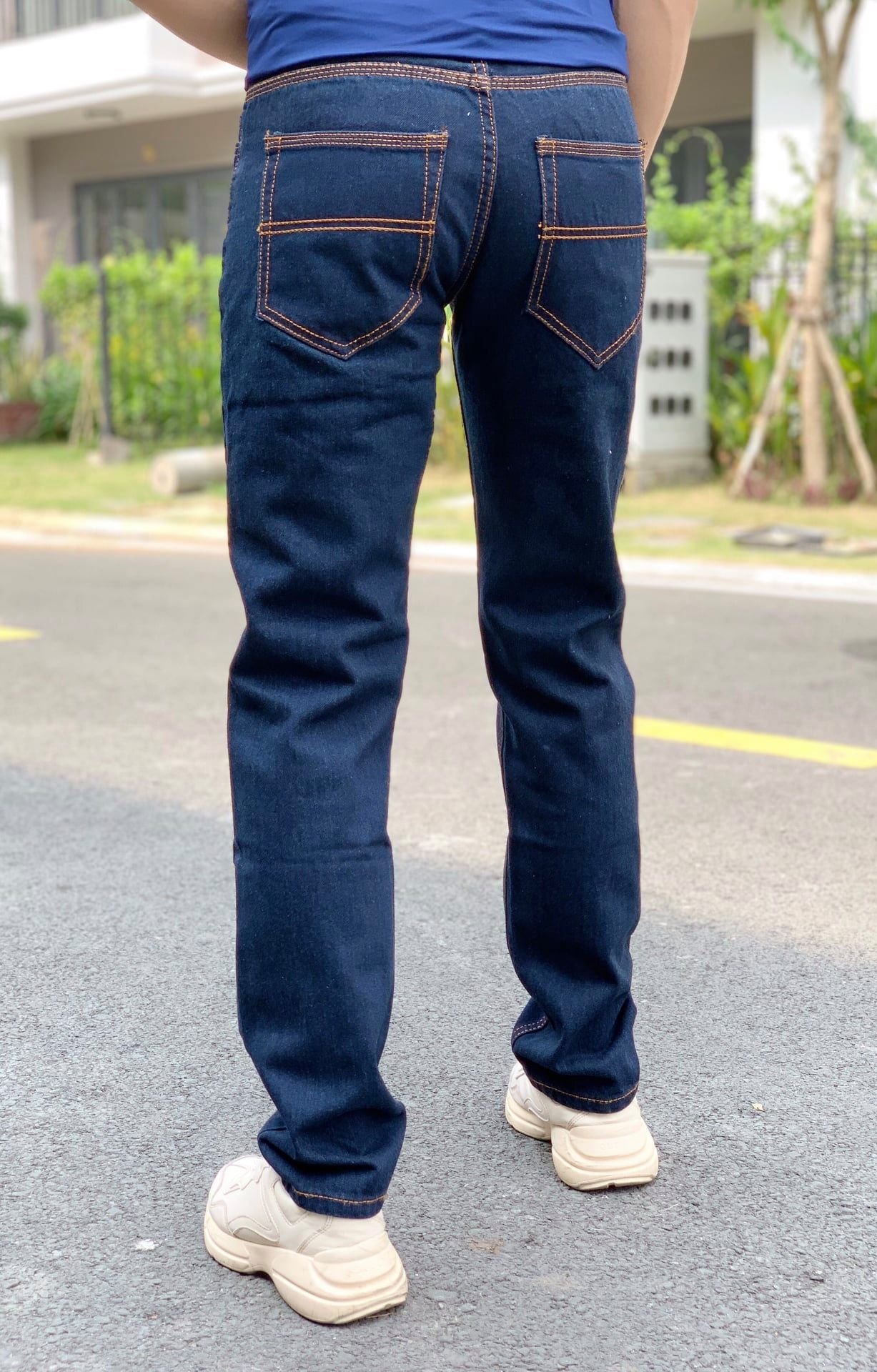 Quần Jean Dài Nam Ống suông nhiều màu cơ bản form chuẩn đẹp size 50-90kg Jean006