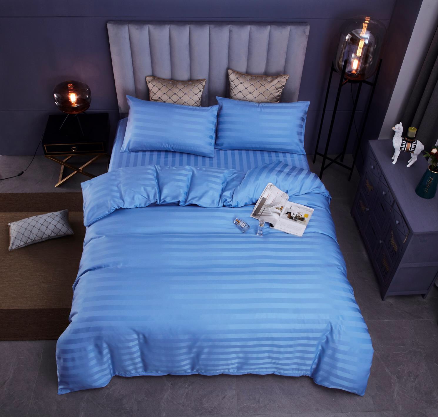 Bộ Chăn Ga Gối Cotton 3F Cao Cấp (Gồm 1 Ga Phủ + 1 Vỏ Mền + 2 Áo Gối ) Mã FF08