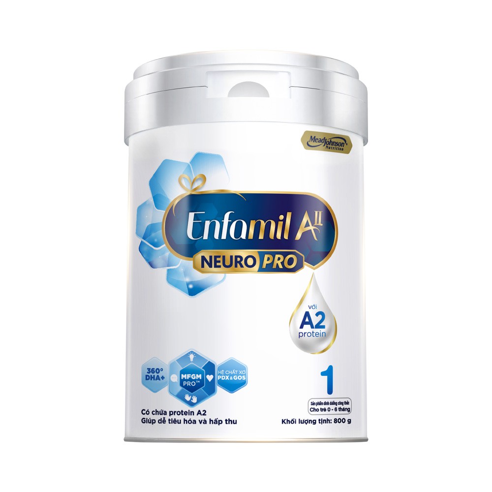 Sữa bột Enfamil A2 NEURO PRO 1 800g Mới