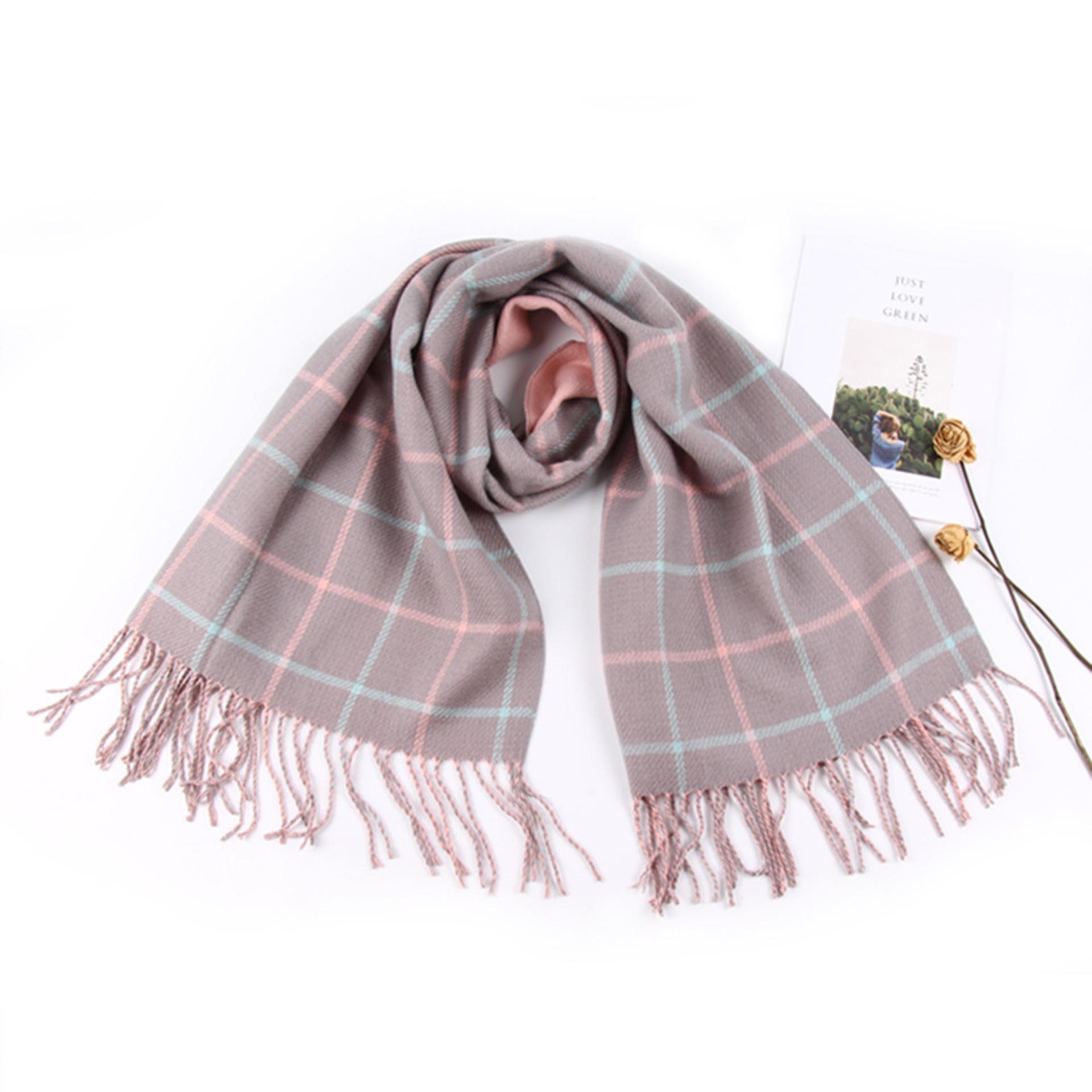 Khăn Choàng Dạ Cashmere Thu Đông Cao Cấp DA-04