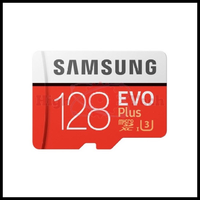 Thẻ nhớ microSDXC Samsung Evo Plus 128GB upto 100MB-s U3 C10 kèm Adapter (Bảo hành 10 năm)