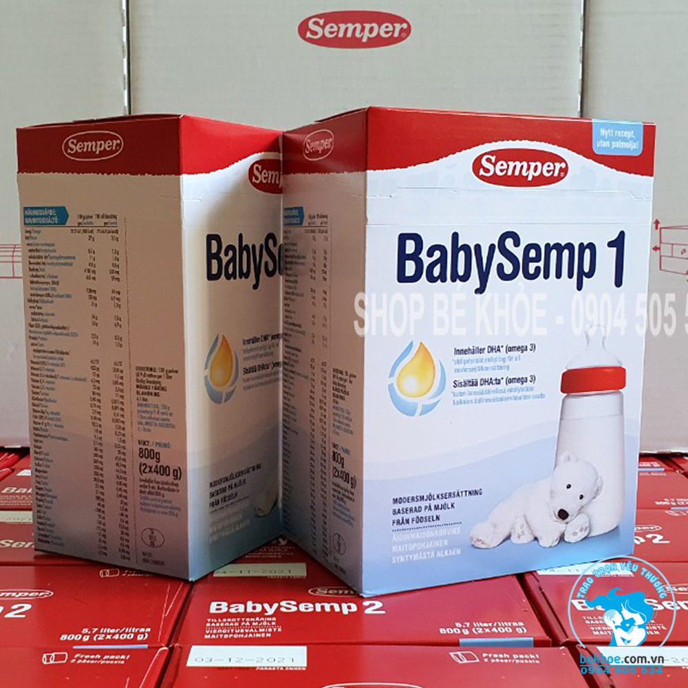 Sữa Bột Semper Thụy Điển 800G Từ Số 1-4