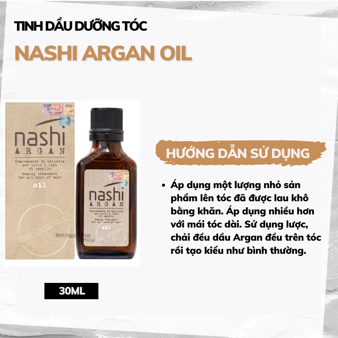 Tinh dầu dưỡng tóc Nashi Argan Oil 30ML
