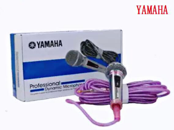 Micro dây hát Karaoke có dây Yamaha YA-688 (bạc) dây 5mét (chuyên nghiệp)