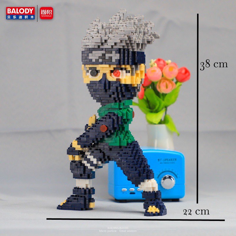 (Có sẵn) Mô Hình Lắp Ráp KAKASHI 38cm - tặng búa