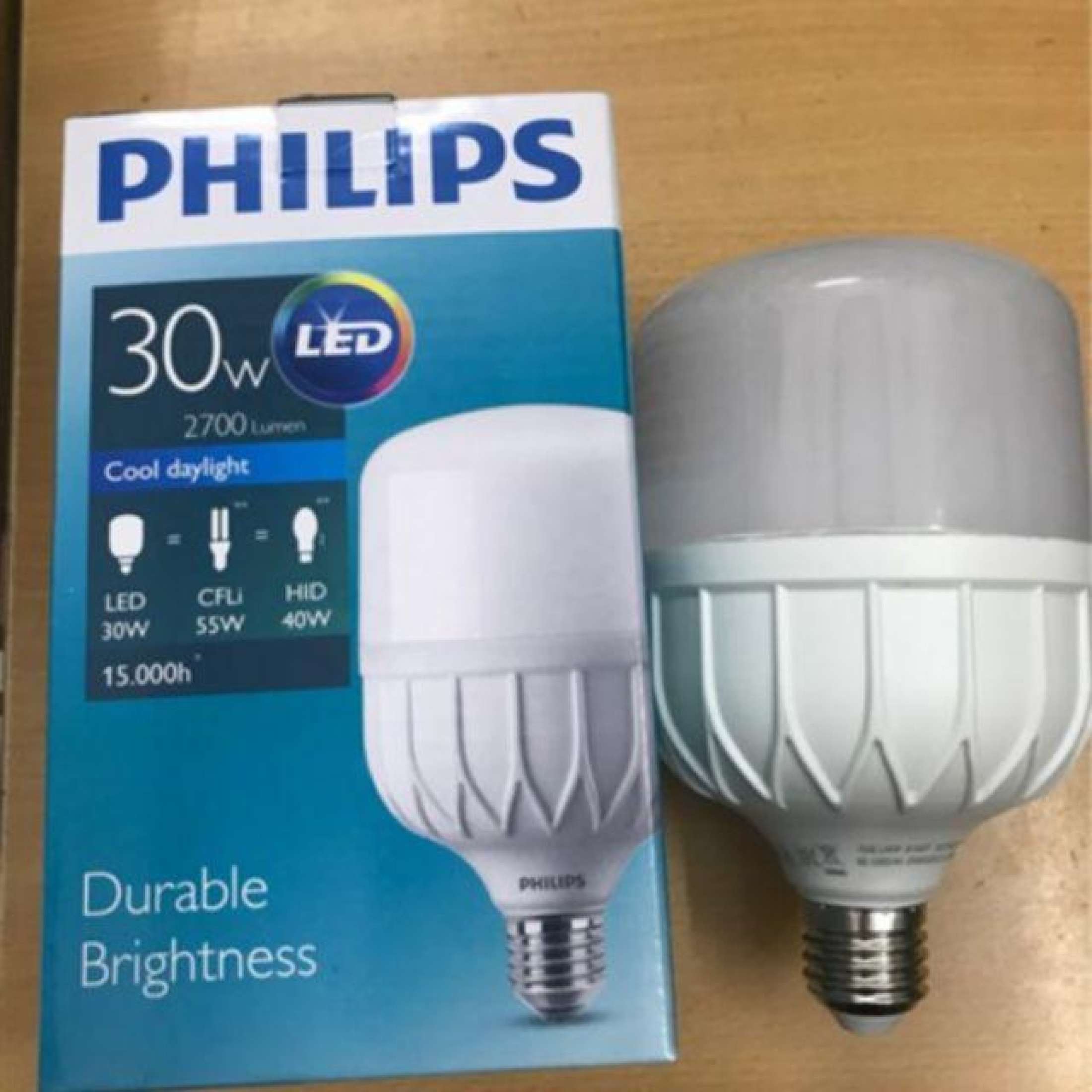 Đèn led Bulb Trụ công suất cao Tfore Core  30W E27 trắng, vàng  Philips