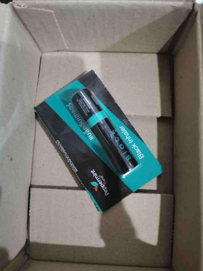 Ống Hít Đen 2 Đầu Black Inhaler Peppermint Thái Lan