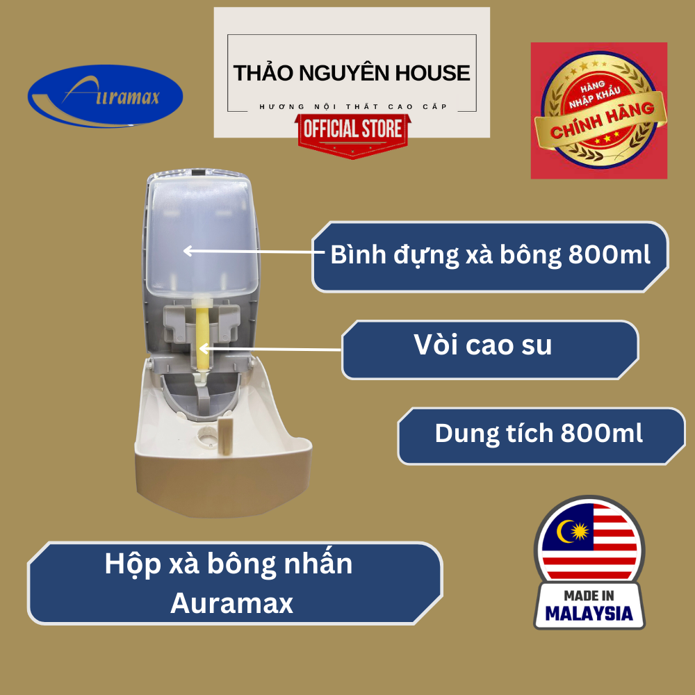Hộp đựng xà phòng (xà bông) Auramax - AU05X