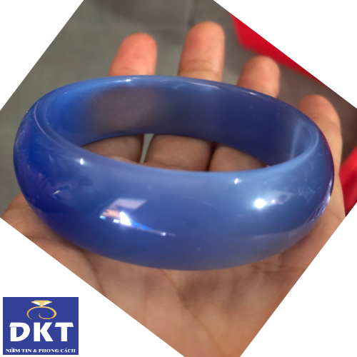 { SIÊU HOT } Vòng tay đá Mắt mèo xanh dương bản lớn DKT-888 thời trang tuyệt đẹp,hình thưc tế bao đẹp.