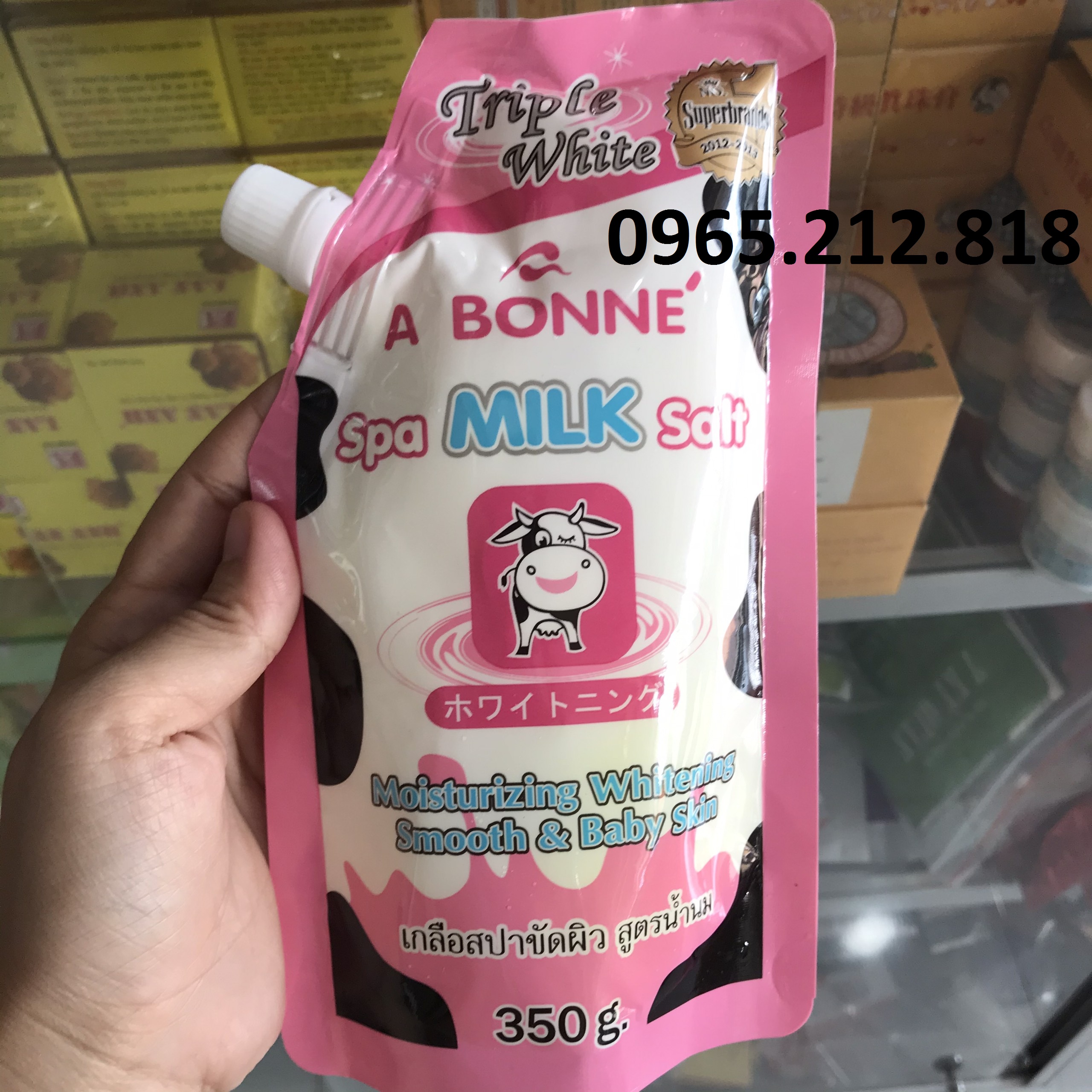 Muối bò thái lan bịch 350g