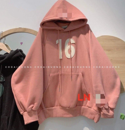 FREESHIPMAX- ÁO HOODIE SỐ 16 TO