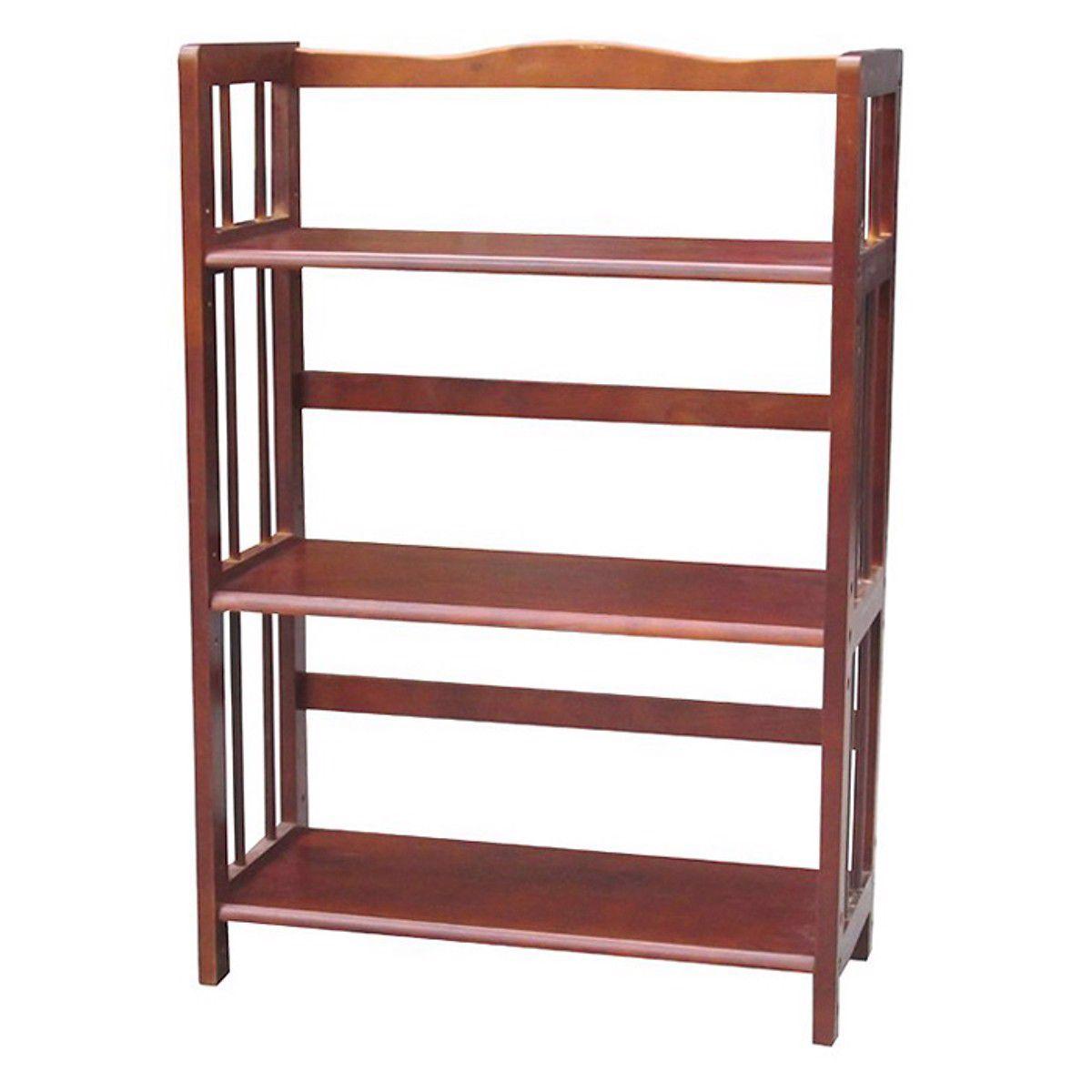 Kệ Sách Gỗ Cao Su 3 Tầng Dài 1M