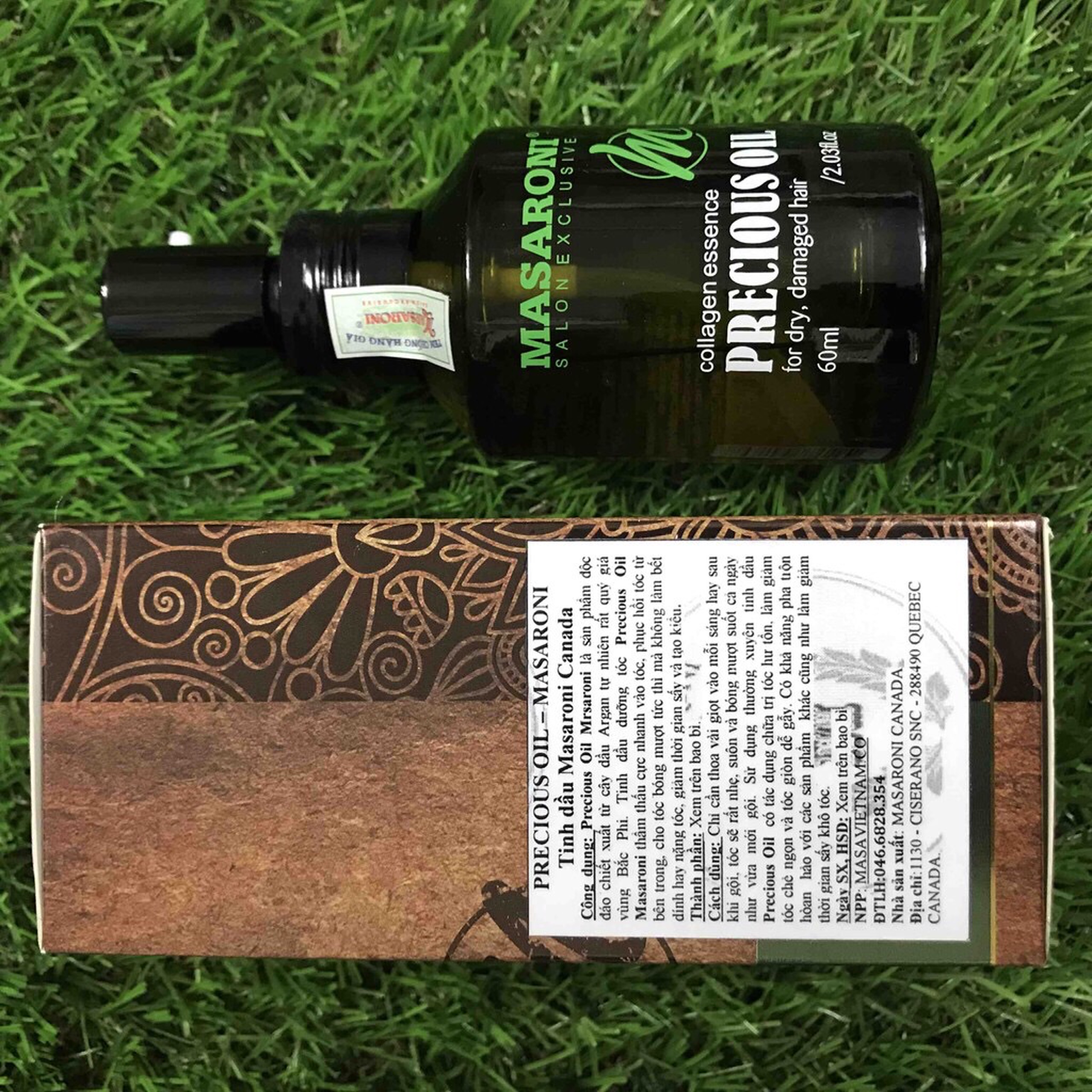 [HCM]Tinh dầu dưỡng tóc Masaroni Argan Precious Oil 60ml