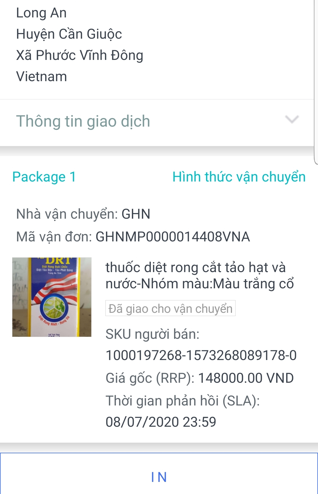 DRT  và men vi sinh