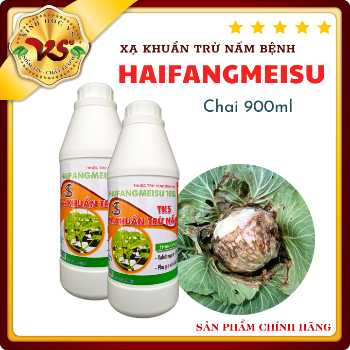 Xạ khuẩn Trừ Bệnh VALIDAMYCIN 10SL (10%)  Chai 900ml: thối nhũn dưa, thối rễ, héo xanh