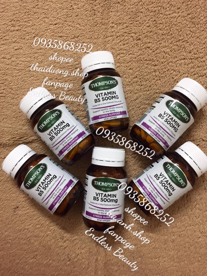 VITAMIN B5 Thompson 500mg 60 viên