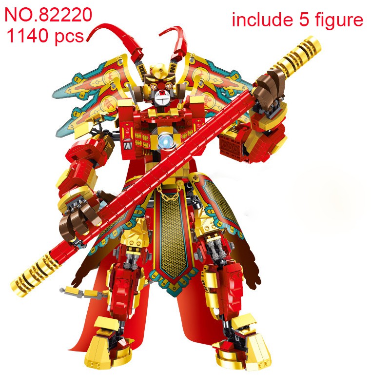 Đồ chơi lắp ghép mô hình chinese legend the monkey king wu kong vua khỉ