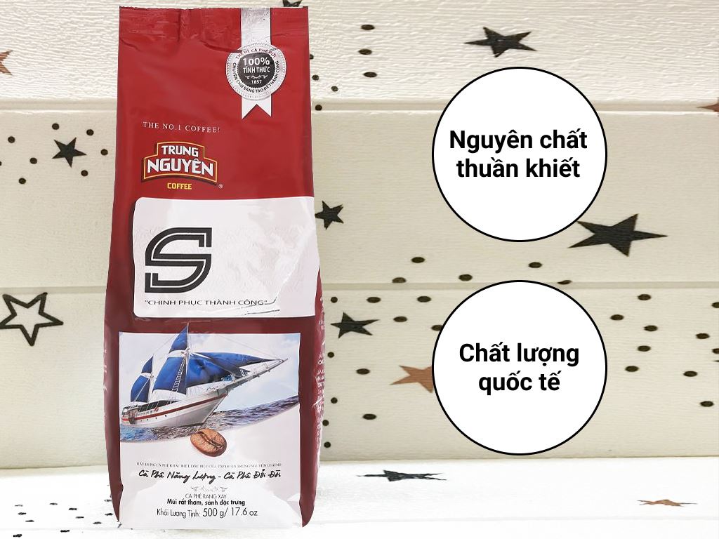 Combo 2 gói cà phê trung nguyên chinh phục s 500g- loại đặc biệt
