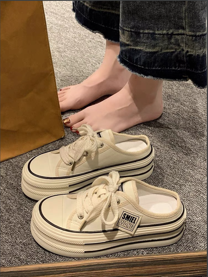 Giầy Sneaker nữ đạp gót  ulzzang  2 mầu B11