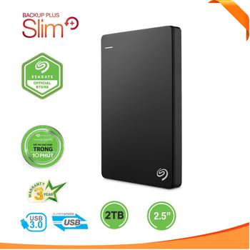 [HCM]Ổ Cứng Di Động 2TB Seagate Backup Slim Plus + Bao da