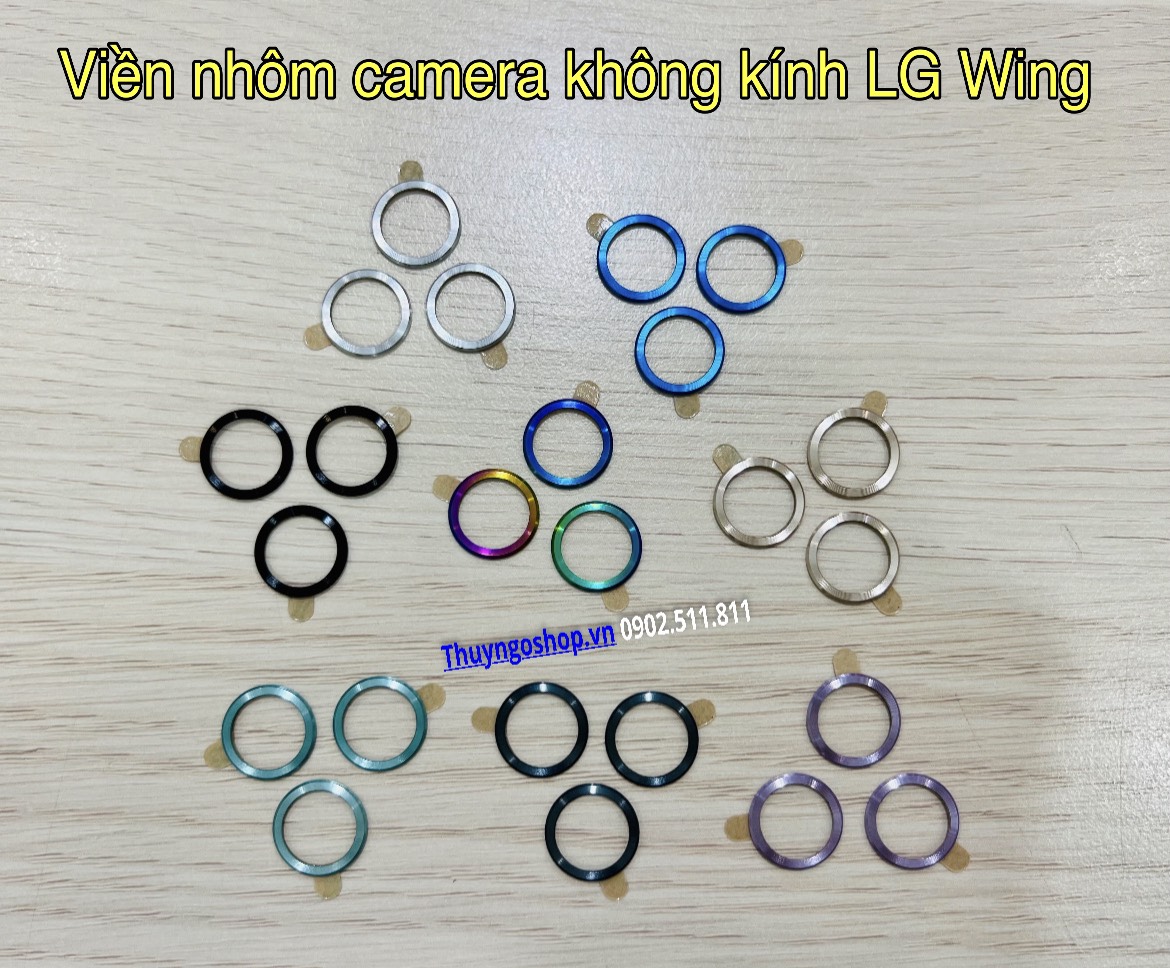 Dán viền camera không kính LG Wing
