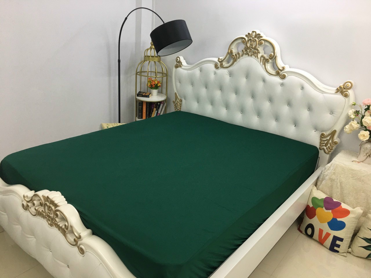 📌Super cheap price📌1m to 1m8x2m Korean cool sheet elastic fitted sheet one size for mattress cheap super solid color T-shirt loose elastic Korean elastic waist skirt 1_ebe tot bedding