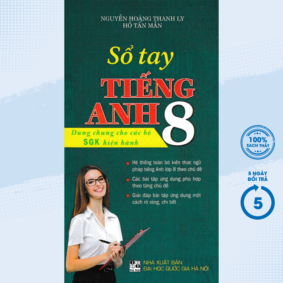 Sách - sổ tay tiếng anh lớp 8 - ha - newshop