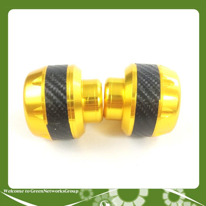 Gù chống đổ trước carbon dành cho các dòng xe máy Greennetworks (màu Vàng)