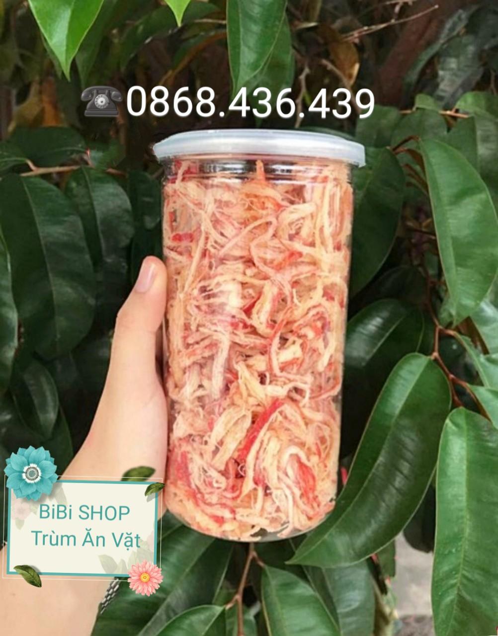 [HCM]Mực xé sợi hấp nước dừa hũ 250gram