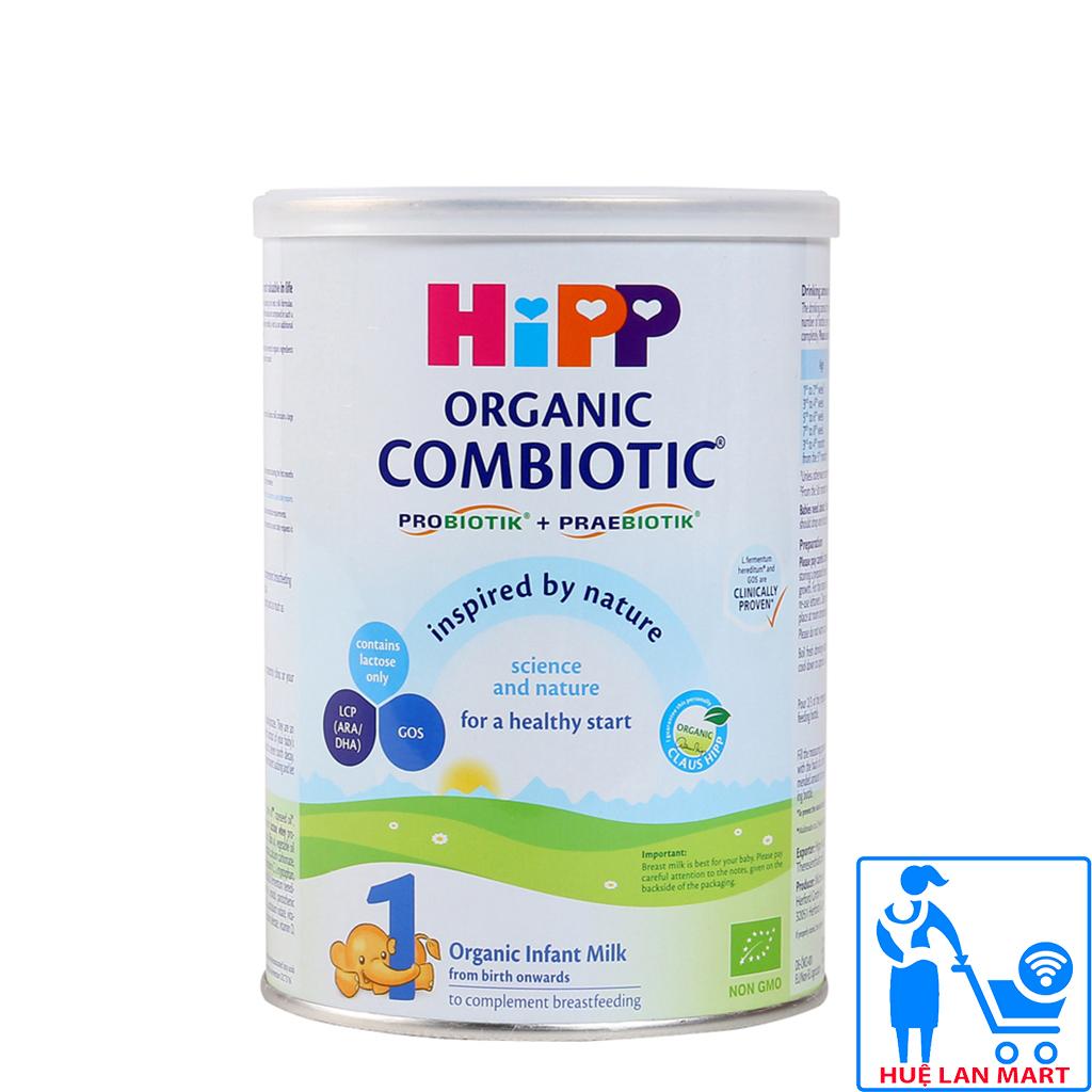 Sữa Bột HiPP Organic Combiotic 1 - Hộp 350g (Cho trẻ từ 0-6 tháng tuổi)