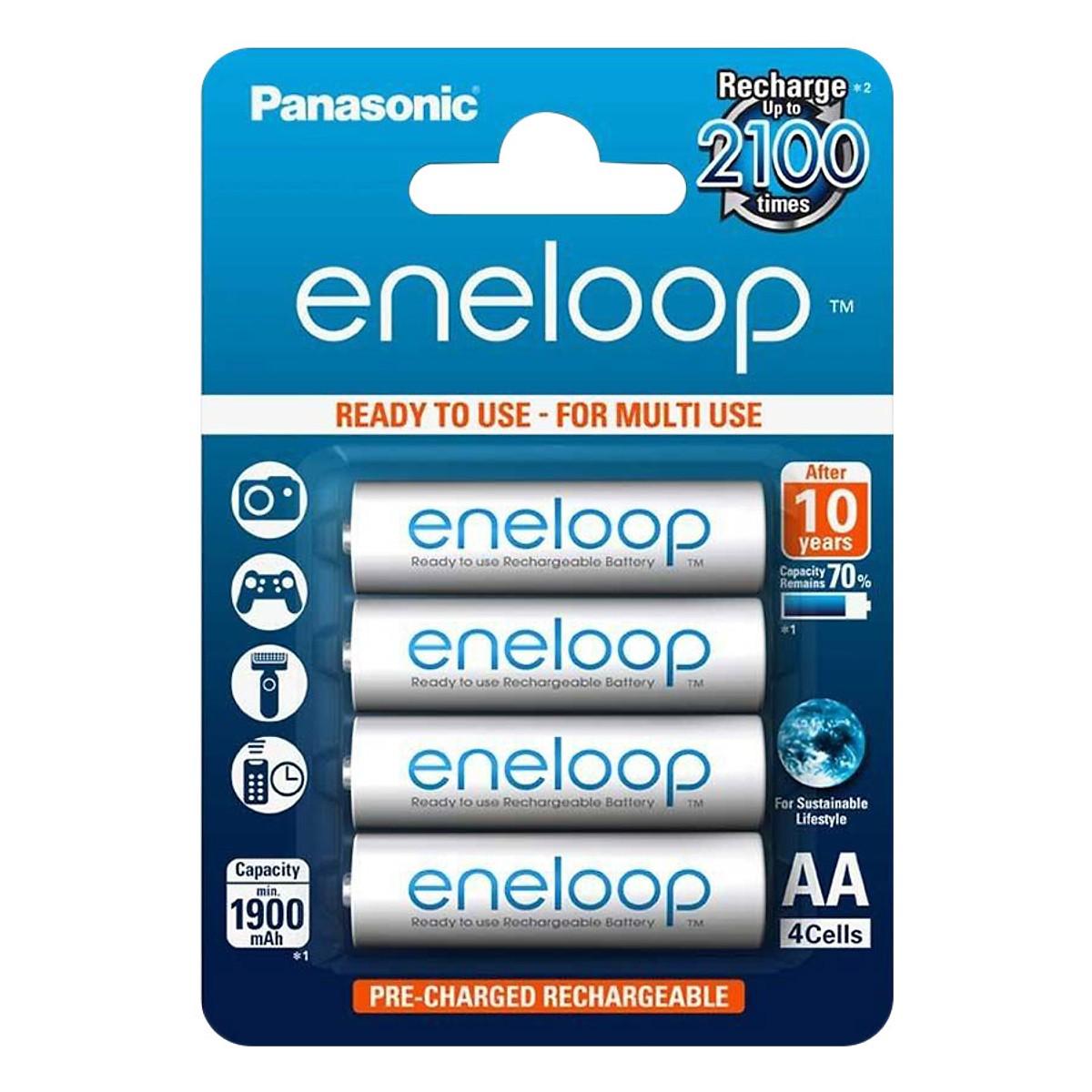 [HCM]Pin sạc AA Panasonic Eneloop 1900mah- Hàng chính hãng