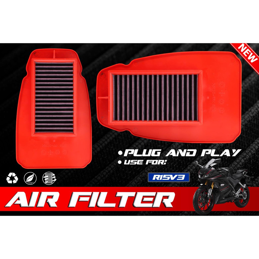 Lọc gió tăng tốc r15 v3