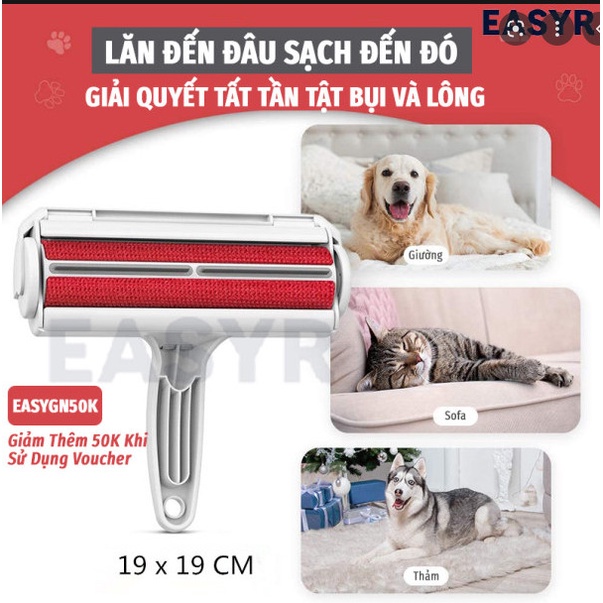 Cây lăn lông chó mèo tĩnh điện