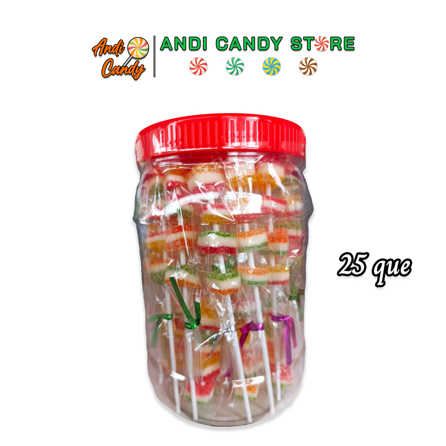 25 sticks Fruit chewing gum