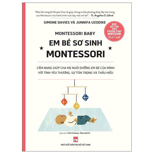 Sách - Nuôi dạy con theo phương pháp Montessori - Em bé sơ sinh Montessori - PN