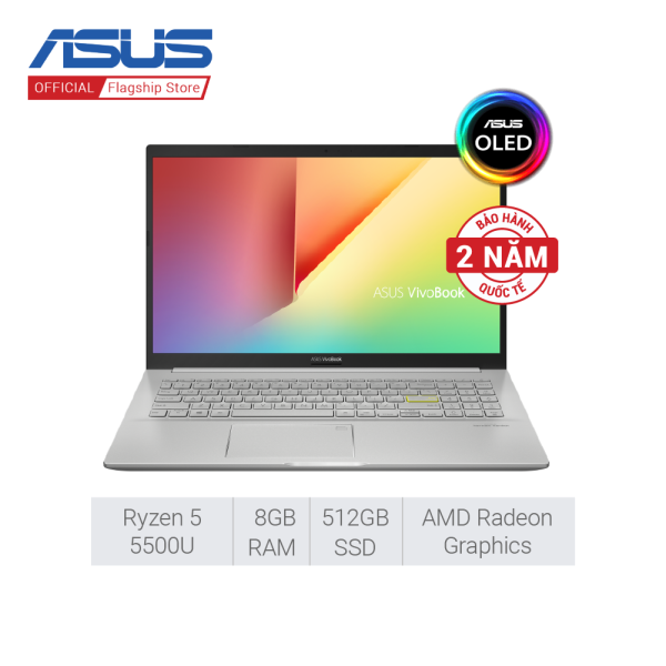 Bảng giá Laptop Asus VivoBook 15 M513UA-L1221T (Ryzen 5-5500U/8GB RAM/512GB SSD/15.6-inch OLED FHD/WIN 10) Phong Vũ
