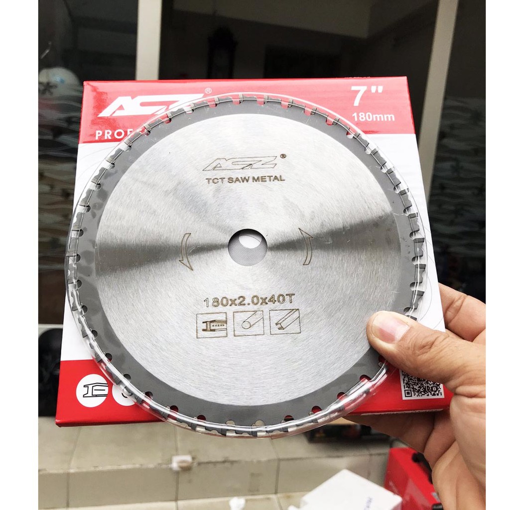 Lưỡi Cắt Sắt Hợp Kim 180Mm - Acz