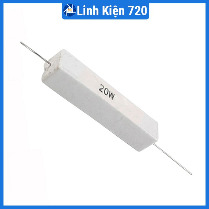 Điện trở công suất 20W sai số 5% ( trở sứ )