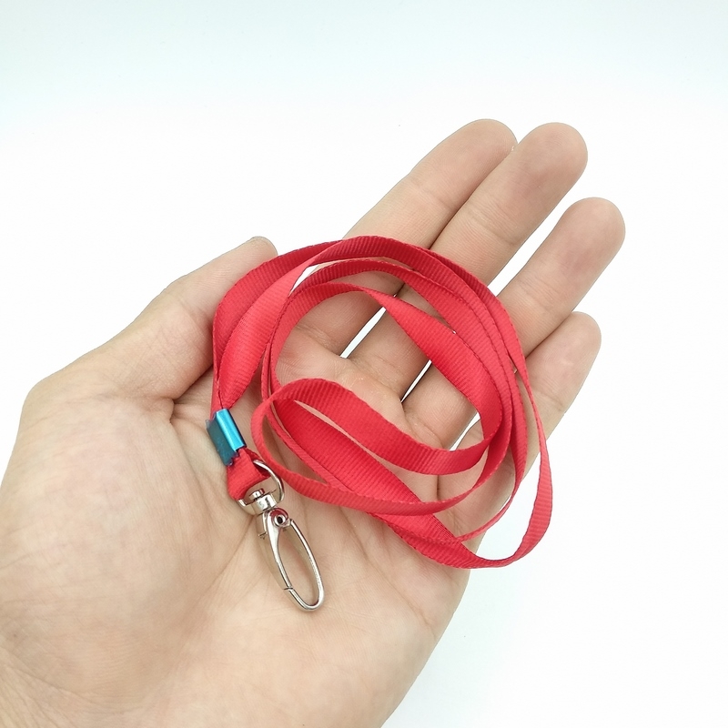Dây lụa đeo bảng tên móc xoay