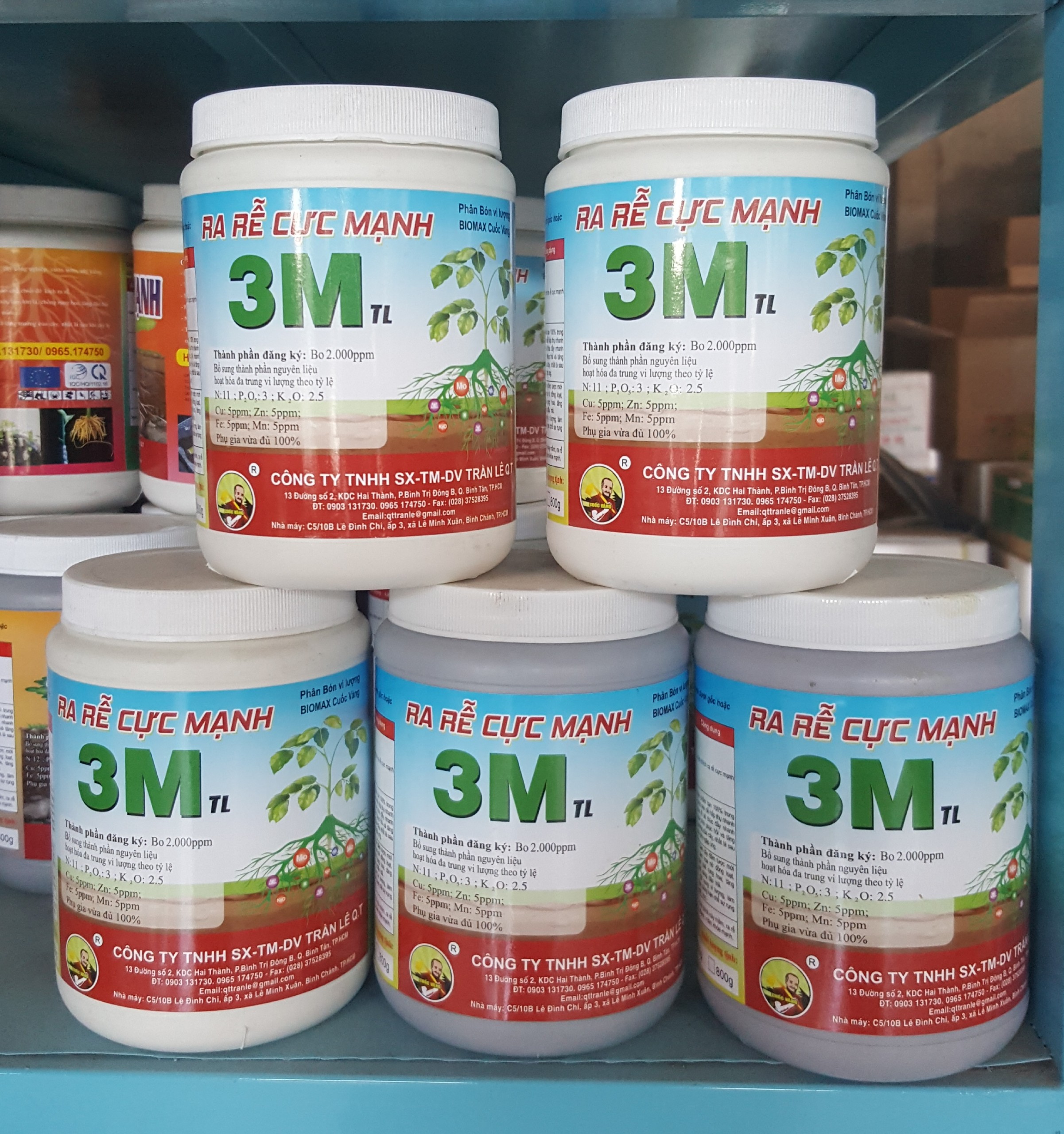Phân bón dưỡng rễ cây trồng 3M