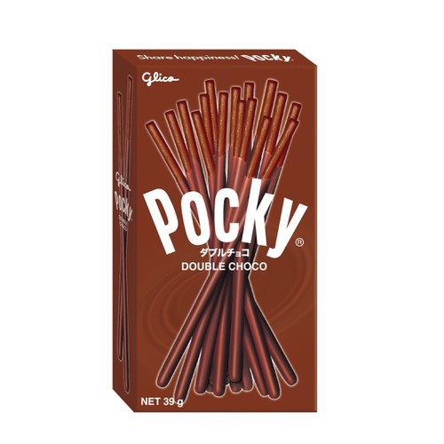 Bánh Que Pocky Sôcôla Kem Sôcôla Double Choco Flavor (Hộp 38g-nâu)