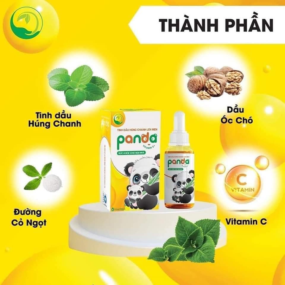 Tinh dầu húng chanh panda thanh mộc hương
