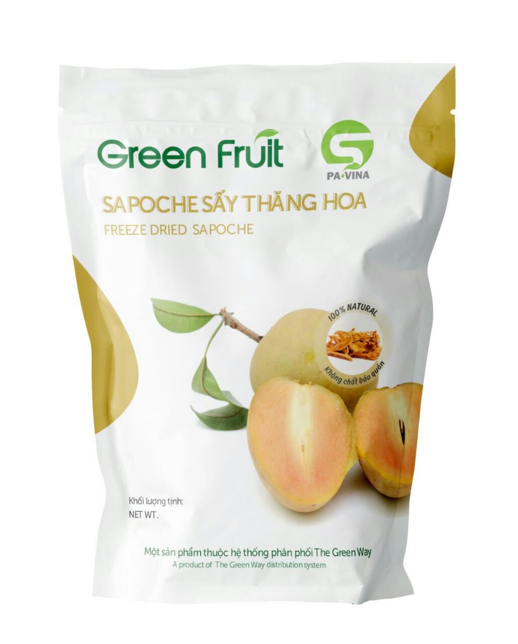 [HCM]SAPOCHE SẤY THĂNG HOA - GREEN FRUIT 25gr/túi