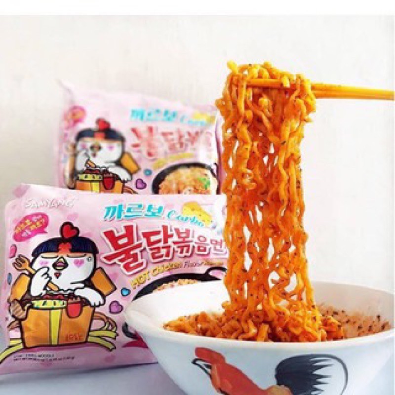 MÌ SAMYANG HỒNG CARBONARA CỦA HÀN QUỐC