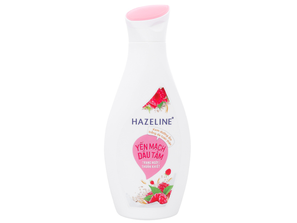 Kem dưỡng ẩm Hazeline trắng da toàn thân yến mạch và dâu tằm 230ml nhập khẩu