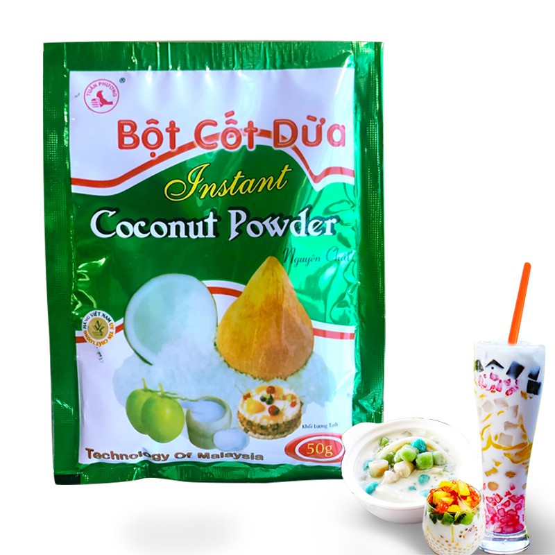 Bột Cốt Dừa Tuấn Phương 50g ( Gói )