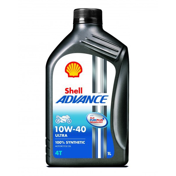 Nhớt tổng hợp xe số, mô tô PKL, PKN cao cấp SHELL ADVANCE ULTRA 10W40 1L