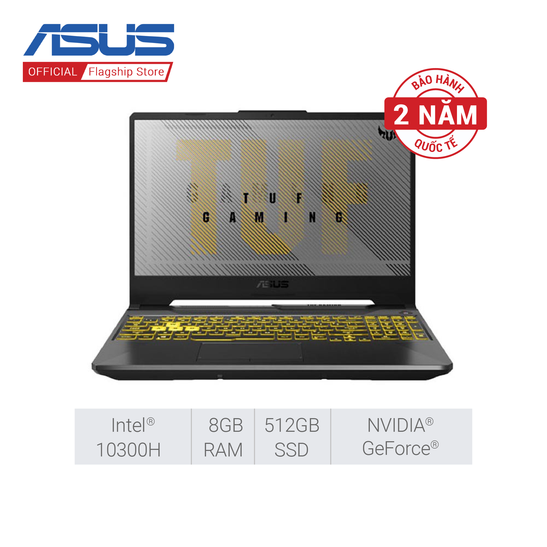 [Sale To 11.11] Laptop Asus Tuf Fx506Lh-Hn002T (Core I5-10300H/8Gb Ram/ 512Gb Ssd/15.6-Inch...